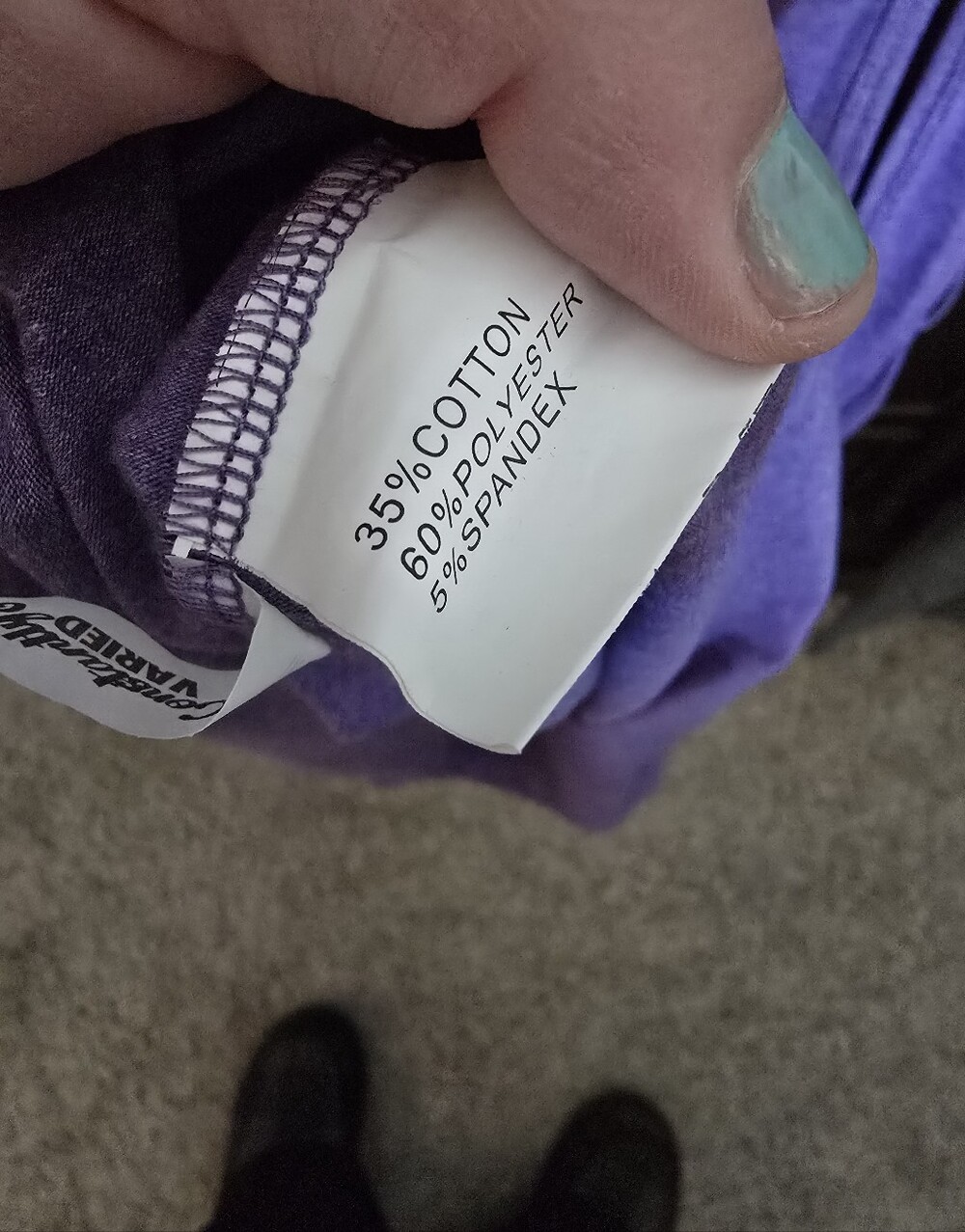 Constantly Varied Gear Purple Graphic Strappy Tank - Maybe Swearing Will Help - Picture 4 of 5